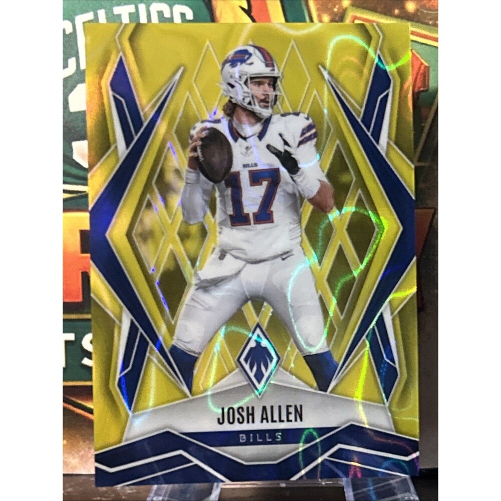 2025 Panini Phoenix - Josh Allen #129 Yellow Lava /125 SSP Bills